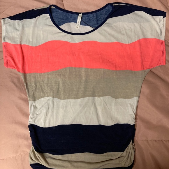 Like New! Color Block Striped Blouse - Picture 1 of 5